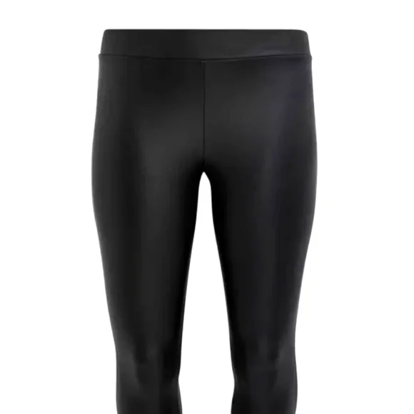 Torrid Black Faux Leather Leggings Sz 1 - Picture 5 of 5